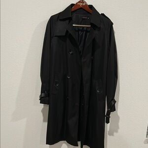 Stylish Black Trench Coat for Men